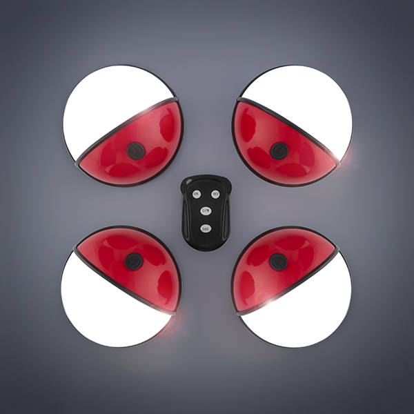 LED Ficklampa med fjärrkontroll (4 st)