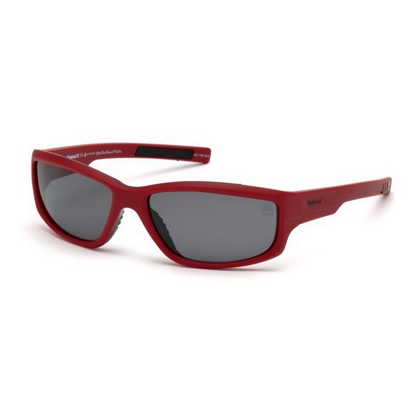 Unisexsolglasögon Timberland TB9154-6267D Röd (62 Mm)