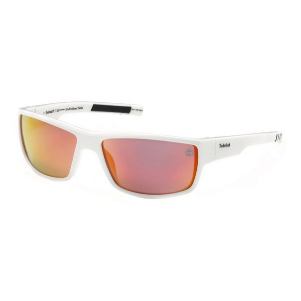 Unisexsolglasögon Timberland TB9153-6321D Vit (63 Mm)