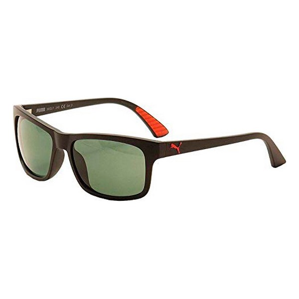 Unisexsolglasögon Puma PU0010S-001 (ø 56 mm) (Grön)
