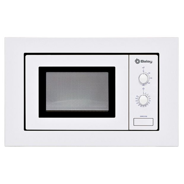 Inbyggnadsmikrovågsugn Balay 3WMB1918 17 L 800W Vit