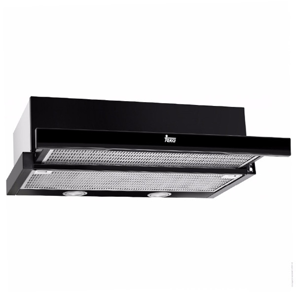 Konventionell fläkt Teka CNL6415PLUS BK 60 cm 385 m3/h 64 dB 119W Rostfritt stål Svart