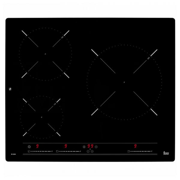 Induktionshäll Teka IB6308 60 cm Svart (3 Matlagningszon)