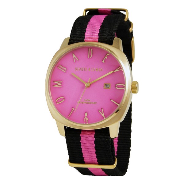 Herrklocka Devota & Lomba DL008MSPBK-PK-02PINK (42 mm)