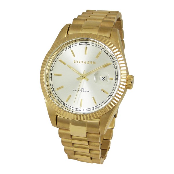 Unisexklocka Devota & Lomba DL013M-02WHITE (40 mm)