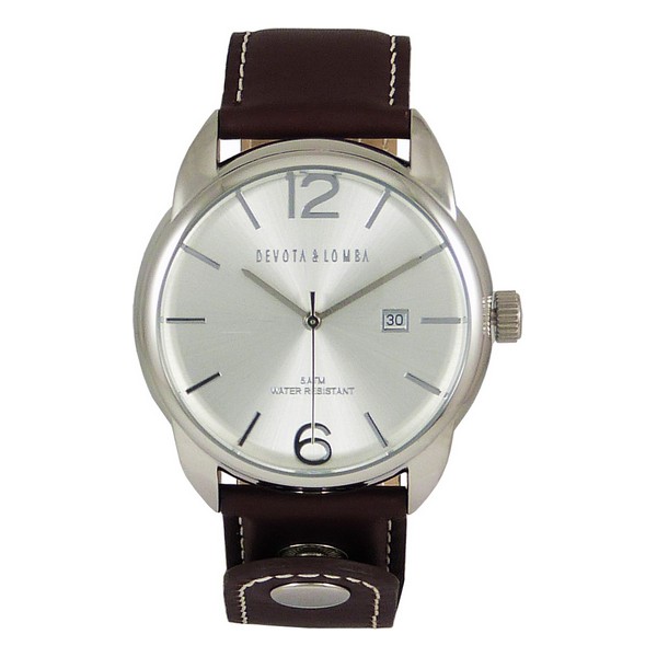 Herrklocka Devota & Lomba DL009M-01BRWHITE (42 mm)